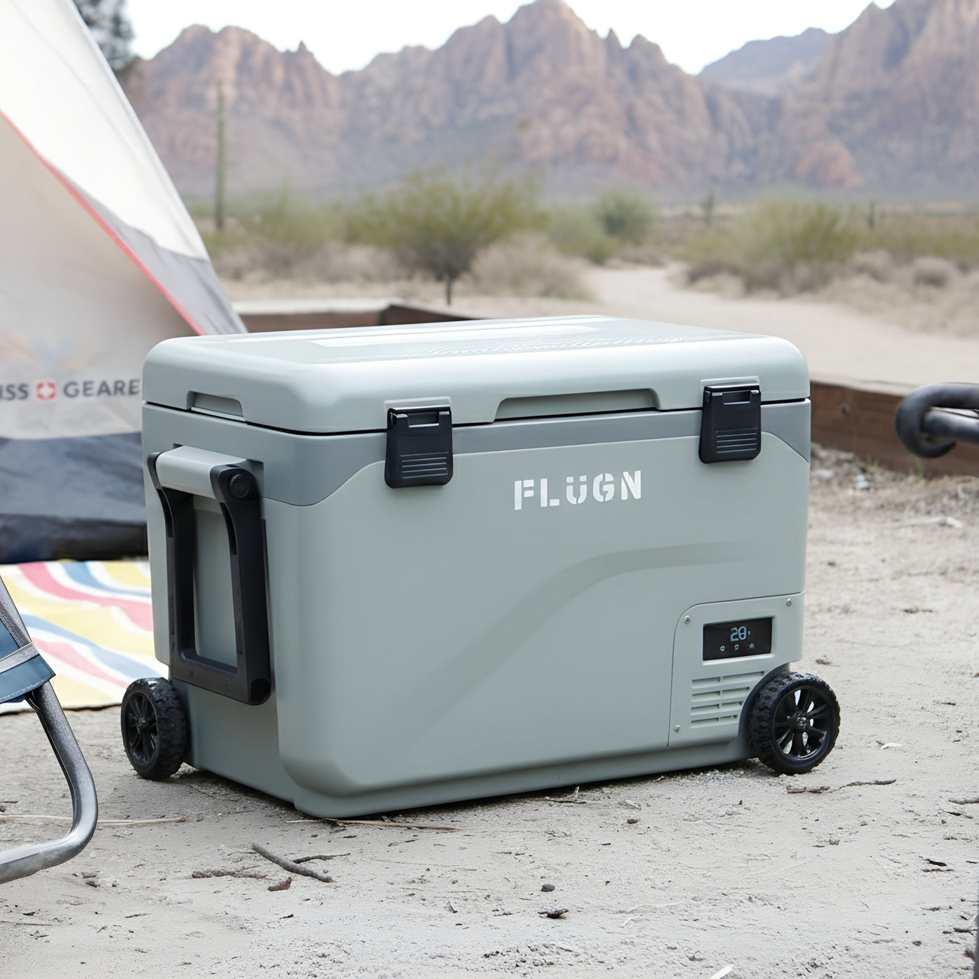 FR42i portable fridge freezer keeping drinks cold on road trips and outdoor adventures
