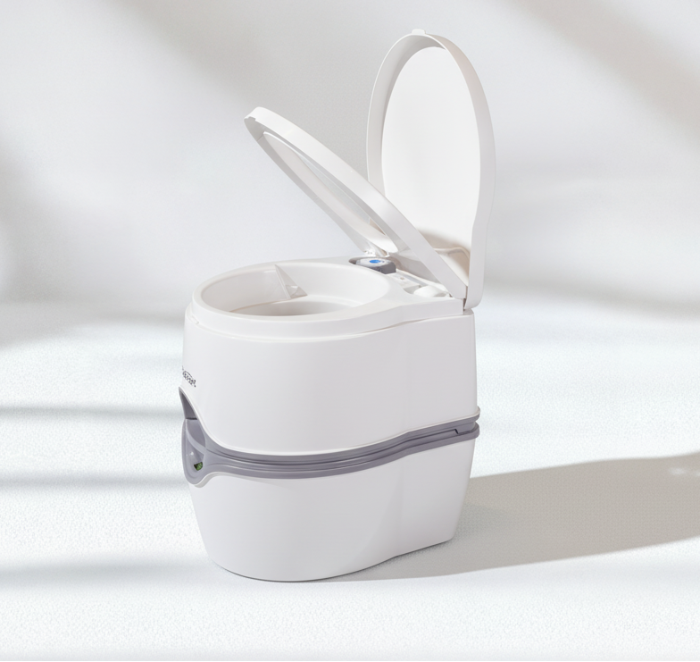 Porta Potti 565E electric portable toilet for outdoor adventures