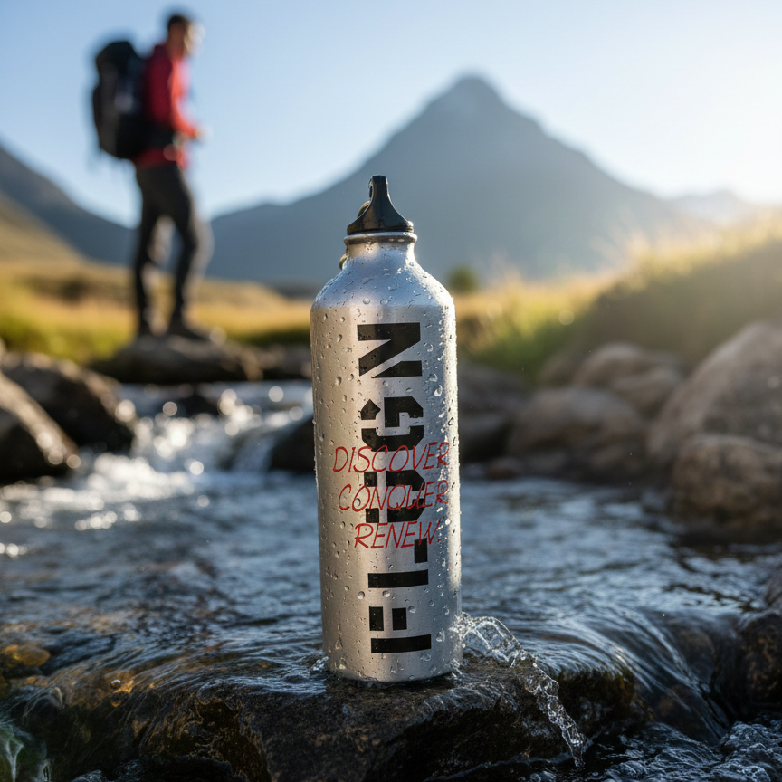 Single Walled Sports Water Bottle